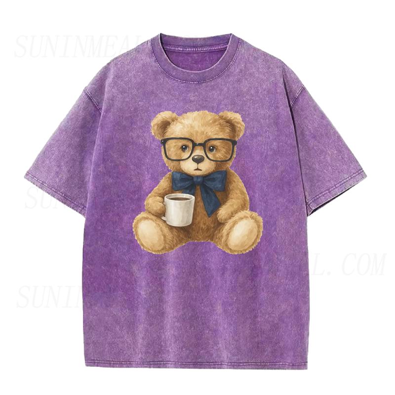 Bear Drink Coffee Tee