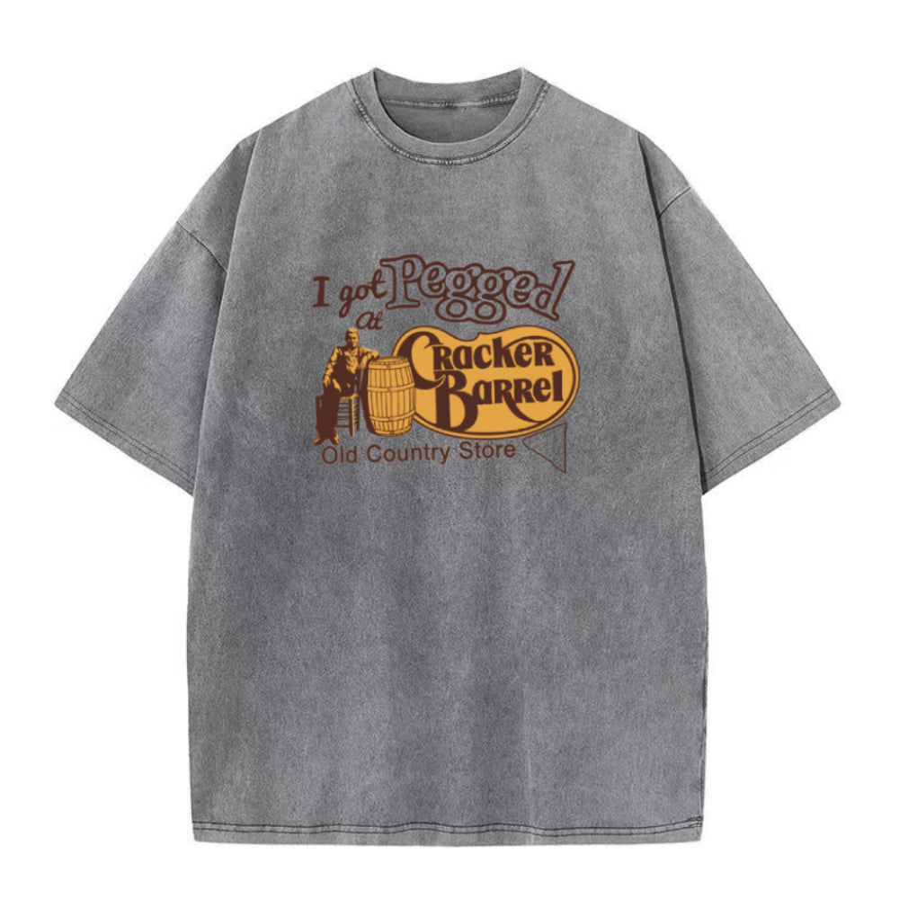 I Got Pegged at Cracker Barrel Old Country Store Unisex Tee
