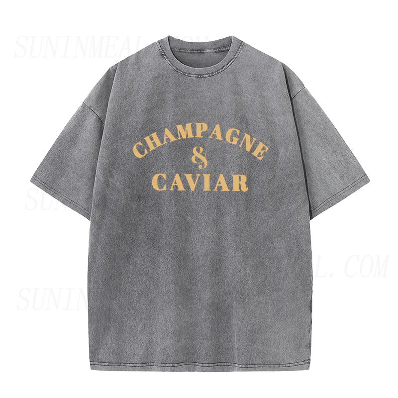 Champagne and Caviar Unisex Tee