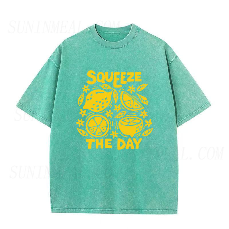 Squeeze The Day Lemons Unisex Tee