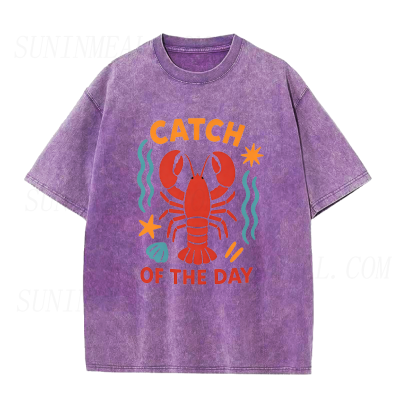 Lobster Waves & The Day’s Catch Unisex Tee