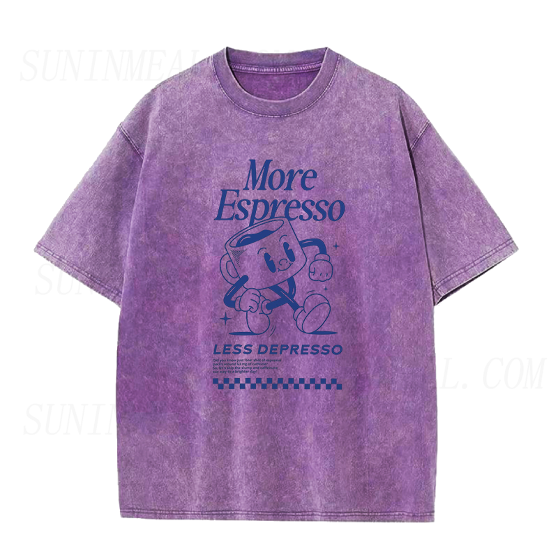 More Espresso Less Depresso Unisex Tee