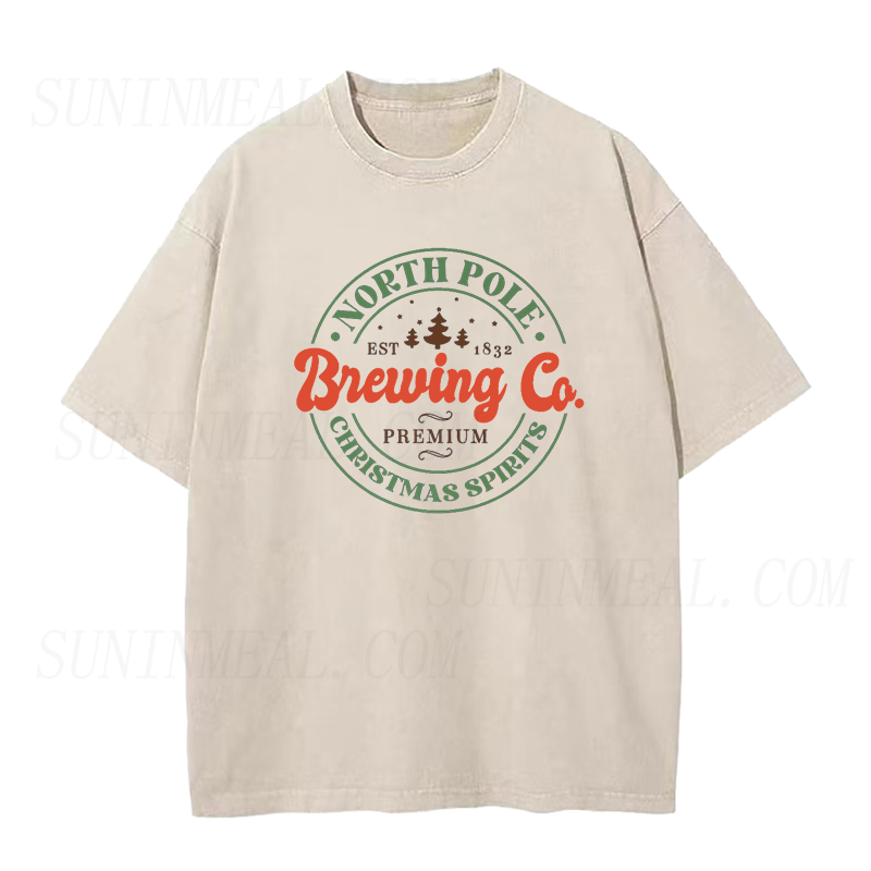 North Pole Brewing Co Christmas Unisex Tee