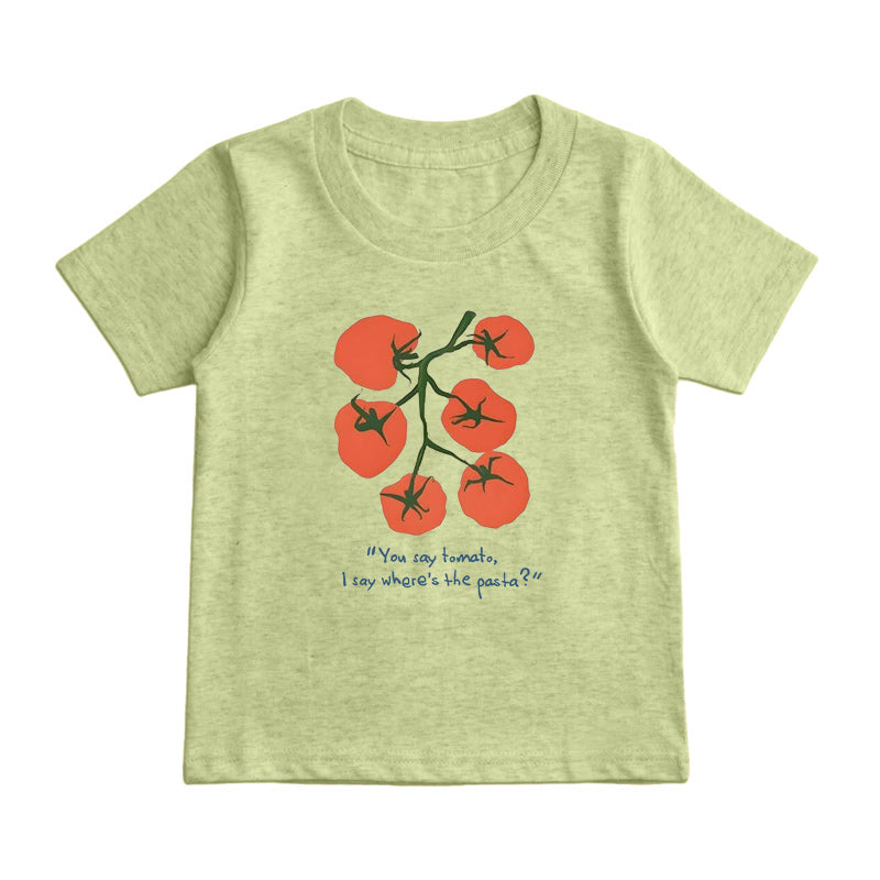 you say tomato I say where's the pasta Kids T-Shirt