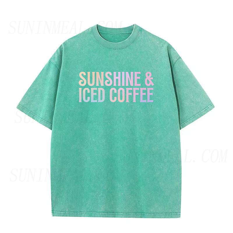 Sunshine & Iced Coffee Unisex Tee