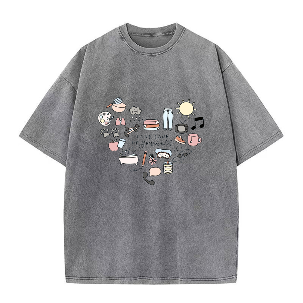 Take Care of Yourself Heart Unisex Tee
