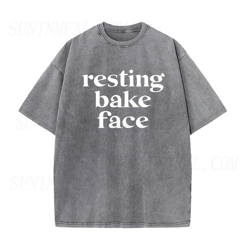 レストベイクフェイスユニセックスTシャツ