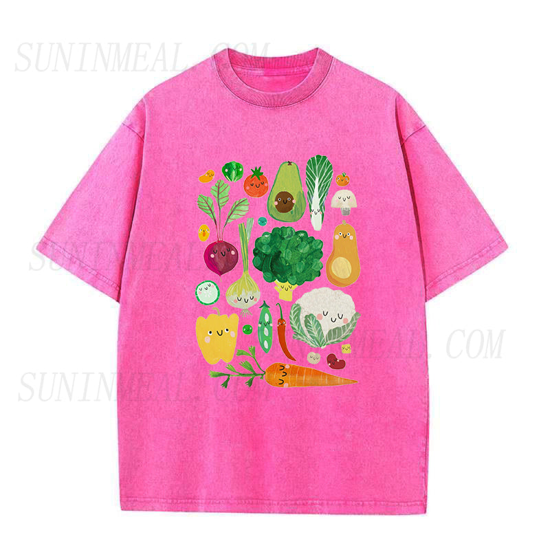 Happy Vegetables Unisex Tee