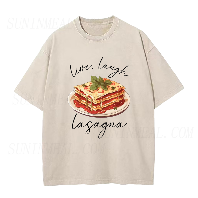 Live Laugh Lasagna Unisex Tee