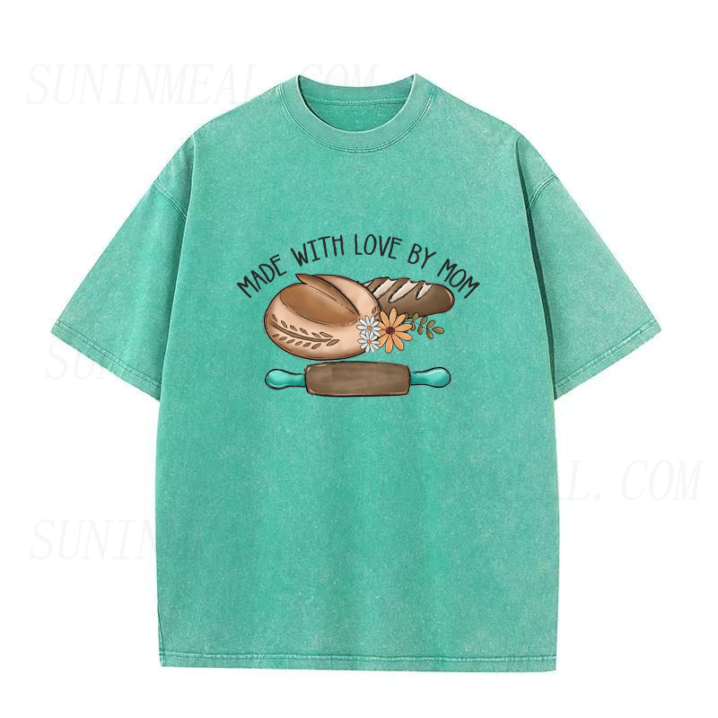 Made with Love Baked By Mom Unisex Tee