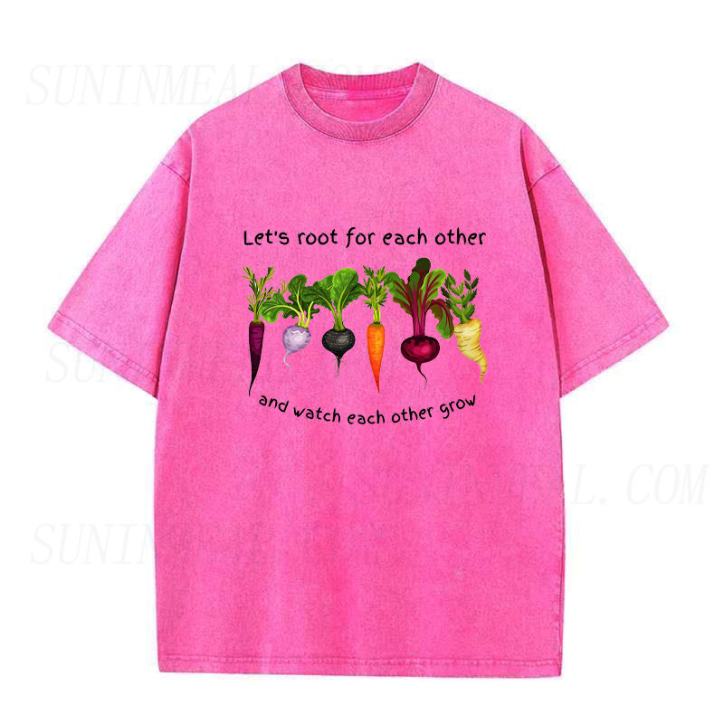 Lets Roots for Each Other Vegetable Unisex Tee