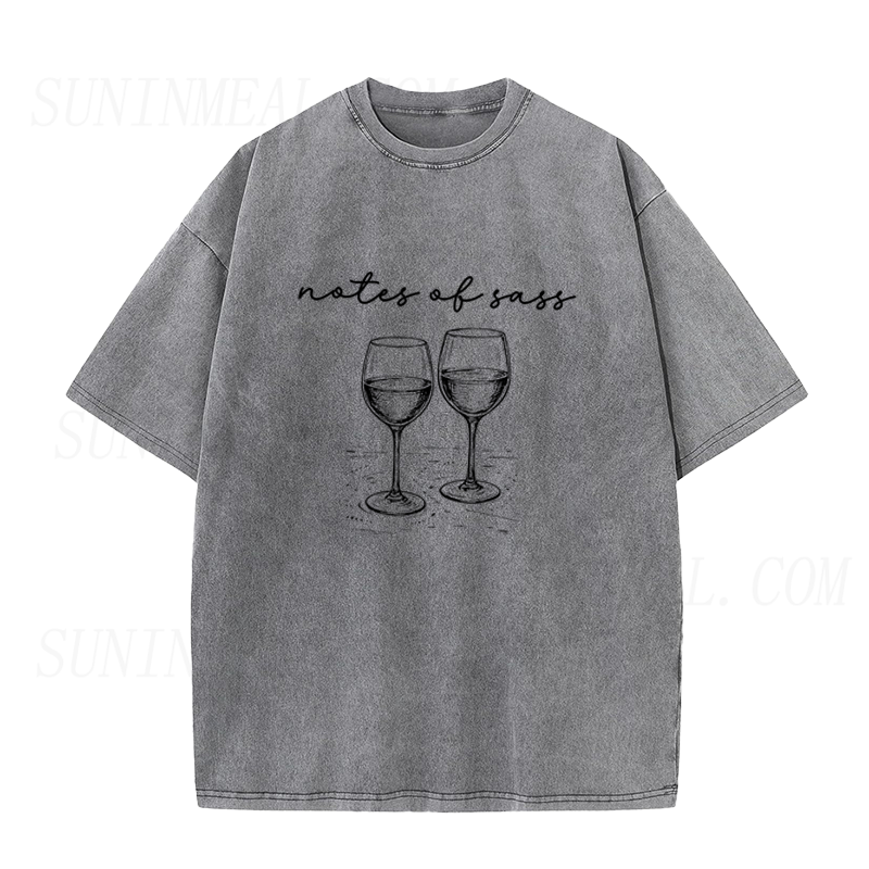 Notes of Sass Wine Unisex Tee
