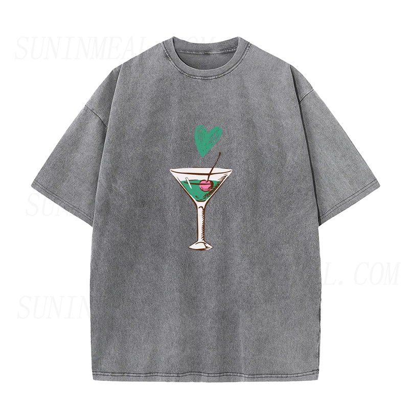 Heart & Martini Tee