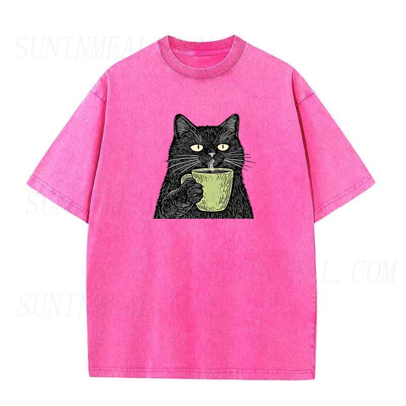 Black Cat Coffee Unisex Tee
