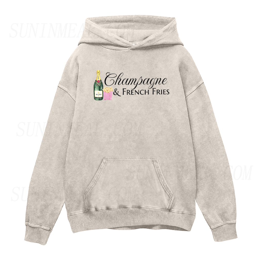 Champagne & French Fries Unisex Hoodie