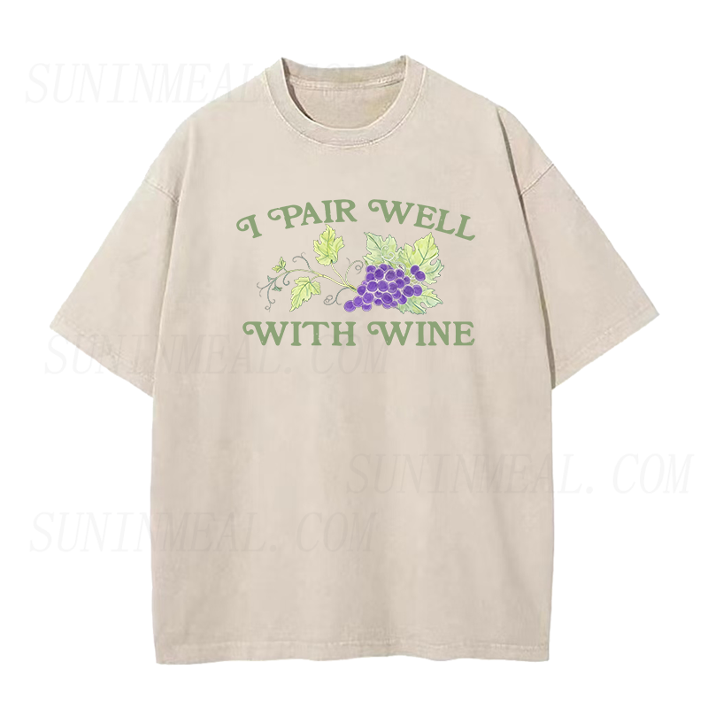 I Pair Well With Wine Unisex Tee