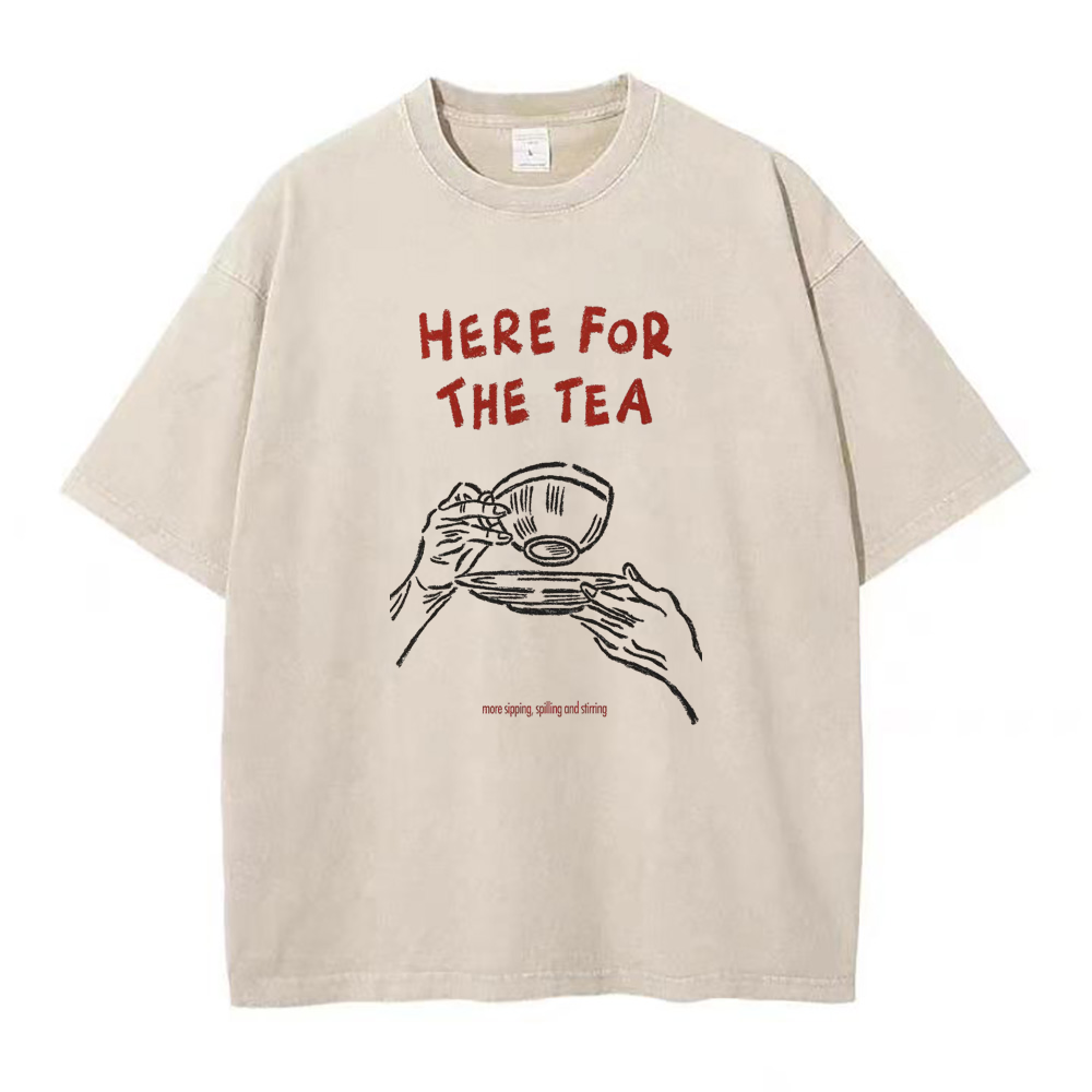here for the tea Unisex Tee