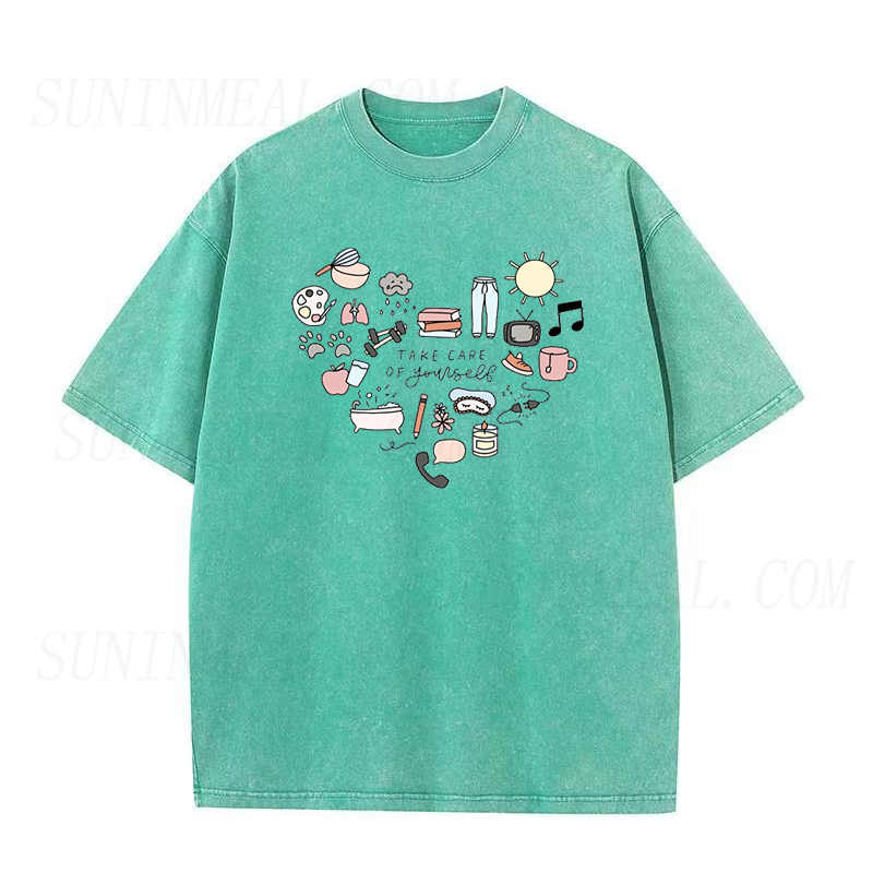 Take Care of Yourself Heart Unisex Tee