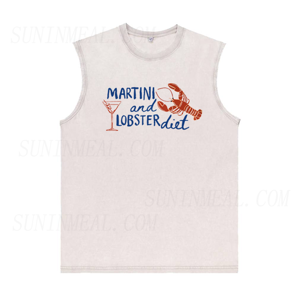 Martini and Lobster Diet Unisex Tank Top