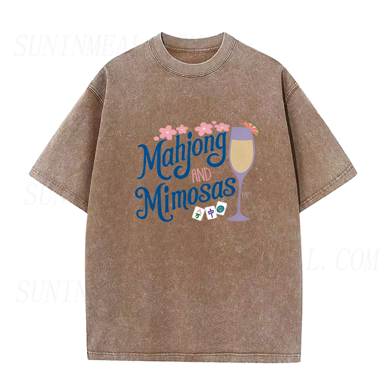 Mahjong & Mimosas Unisex Tee
