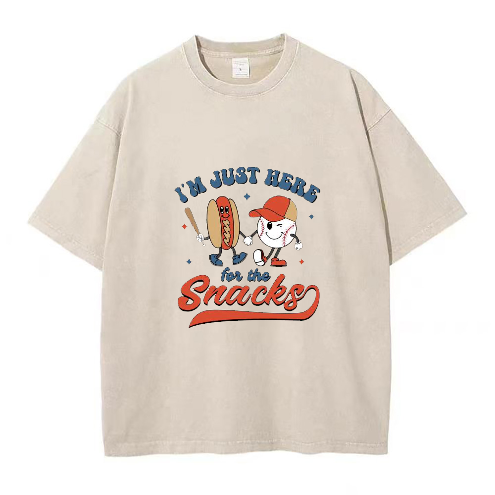 I'm Just Here For The Snacks Unisex Tee