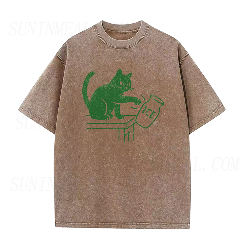Abolish ICE Funny Cat Unisex Tee