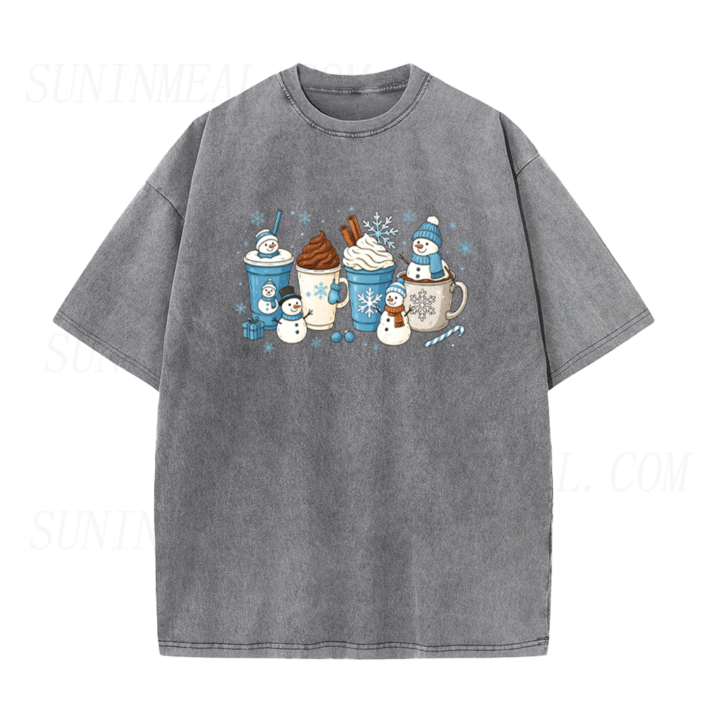 Snowman Coffee Unisex Tee