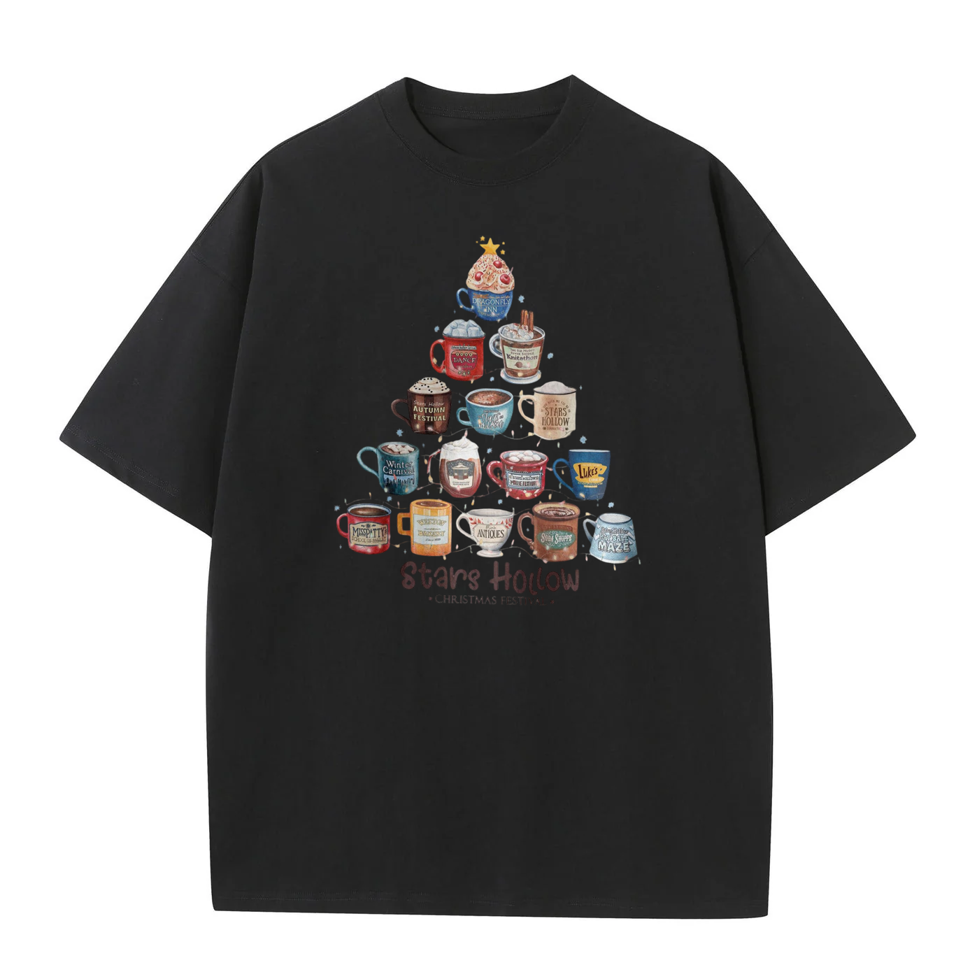 Stars Hollow Christmas Festival Coffee Unisex T-shirt