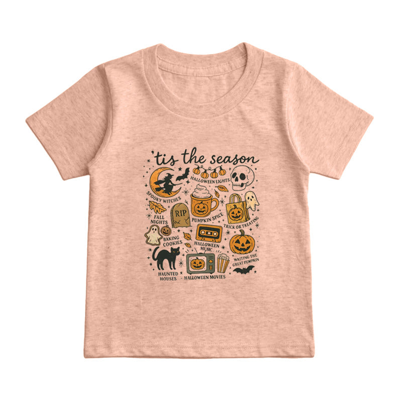 Halloween fall Ghost Kids T-Shirt