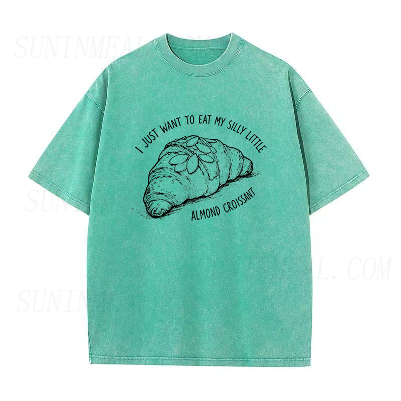 Silly Little Almond Croissant Unisex Tee