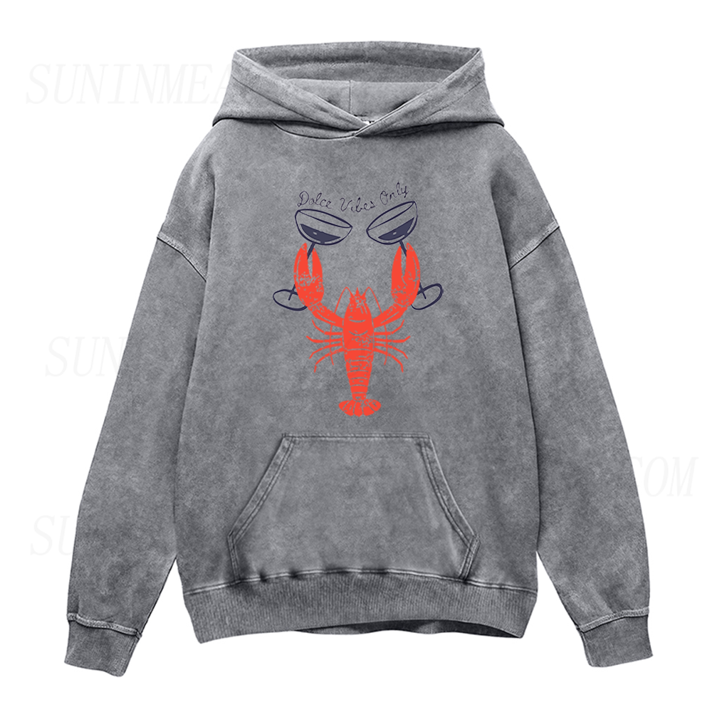 Dolce Vibes Only Lobster Cocktail Unisex Hoodie