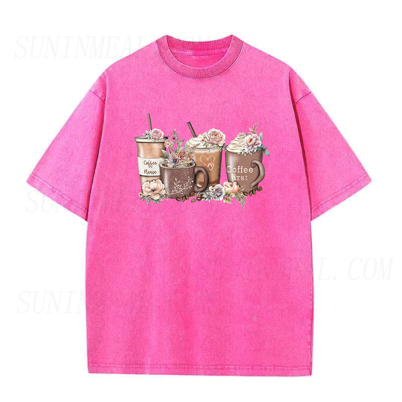 Coffee First Coffee Please Unisex Tee