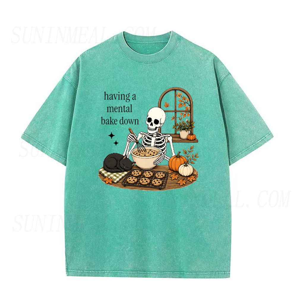 Funny Baking Skeleton Unisex Tee