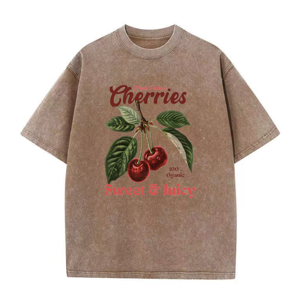 フレッシュピクドチェリー ユニセックスTシャツ