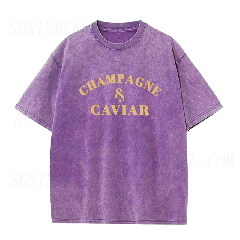 Champagne and Caviar Unisex Tee