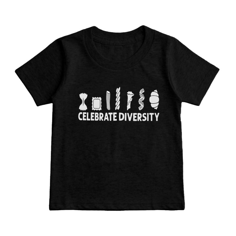 Celebrate Diversity Pasta Kids T-Shirt