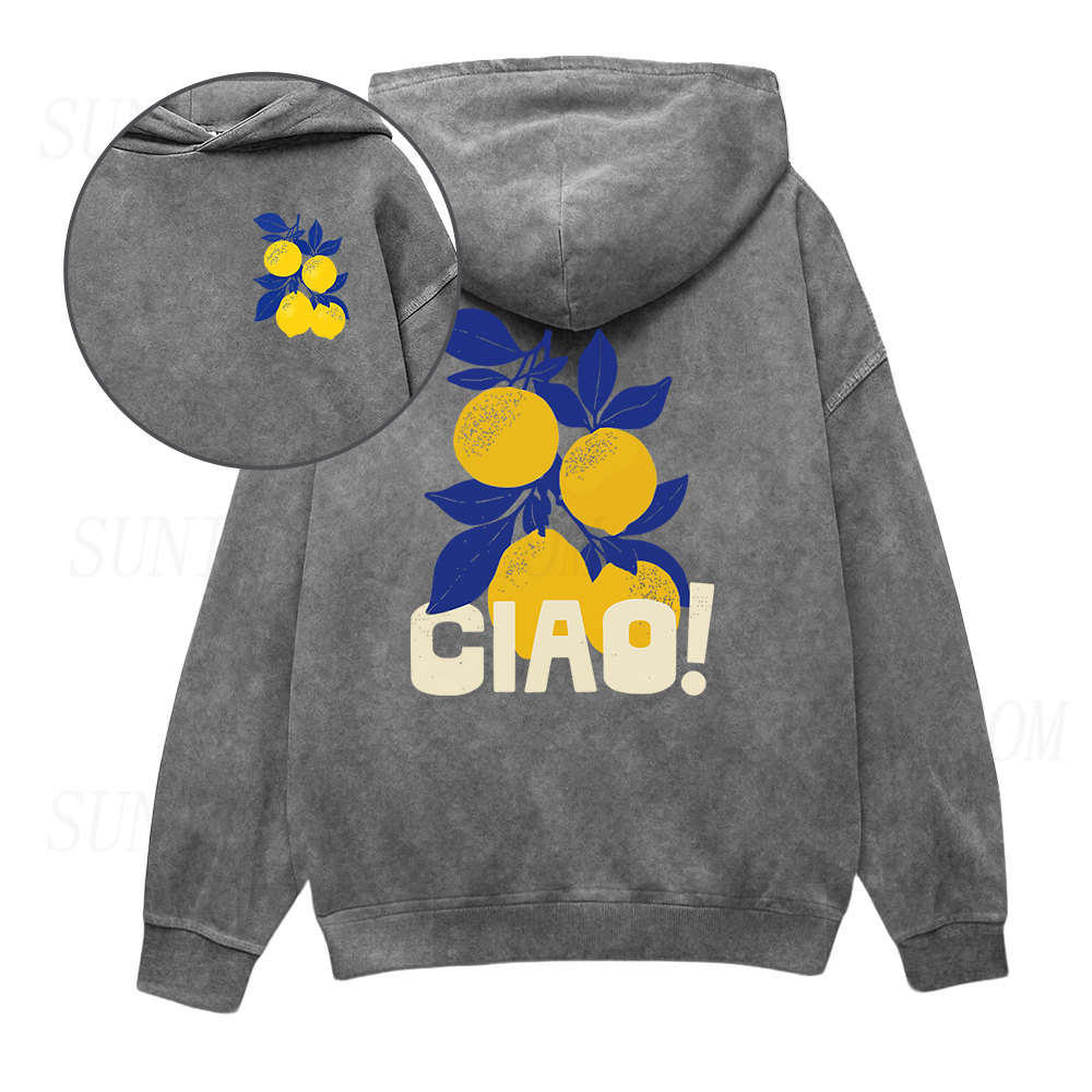 Ciao Italian Lemons Unisex Hoodie