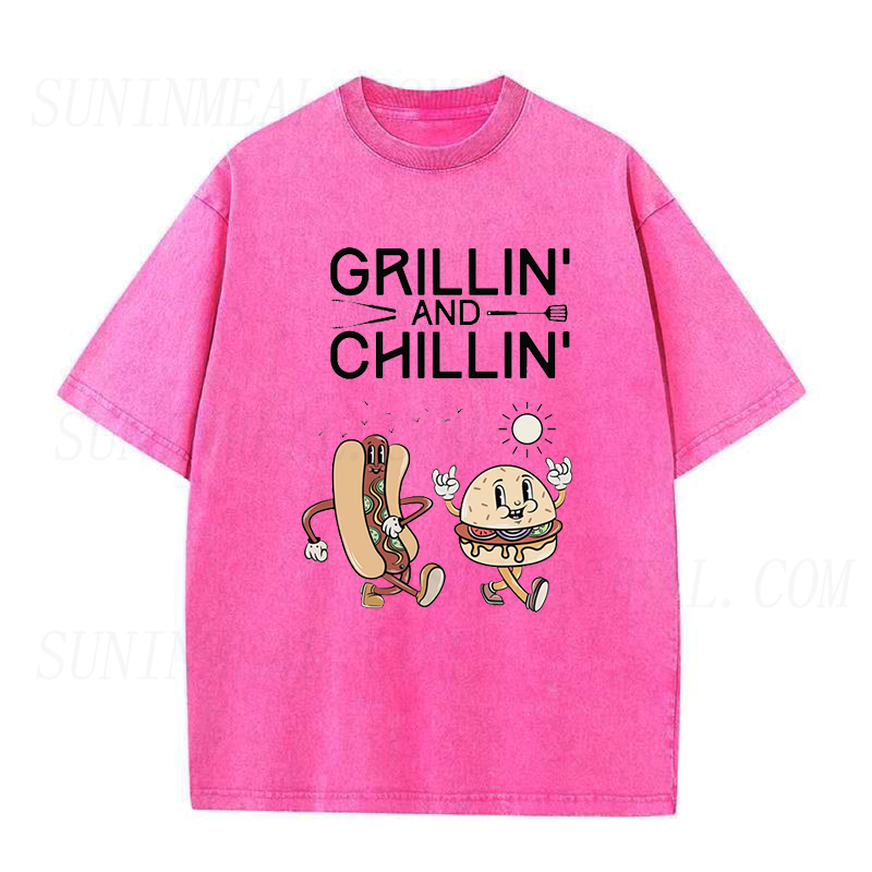 Grillin And Chillin unisex Tee