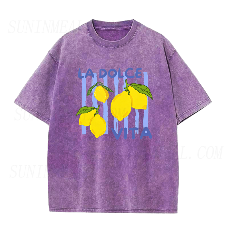 La Dolce Vita Fresh Lemons Unisex Tee