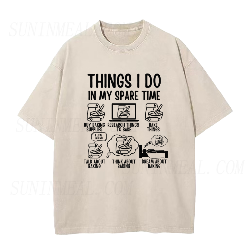 Things I Do Baking Unisex Tee
