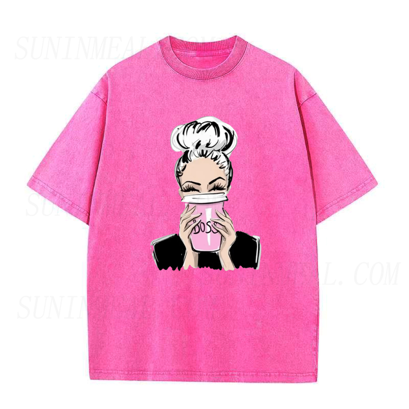 Coffee Drinking Boss Lady Tee