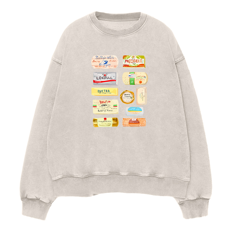 Butter Print Unisex Crewneck Sweatshirt