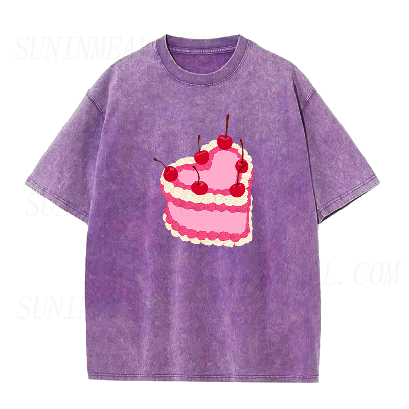 チェリーケーキ ユニセックスTシャツ