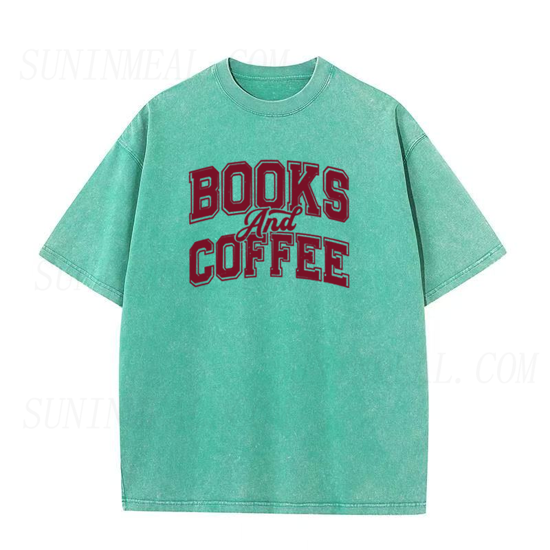 Books and Coffee Unisex Tee