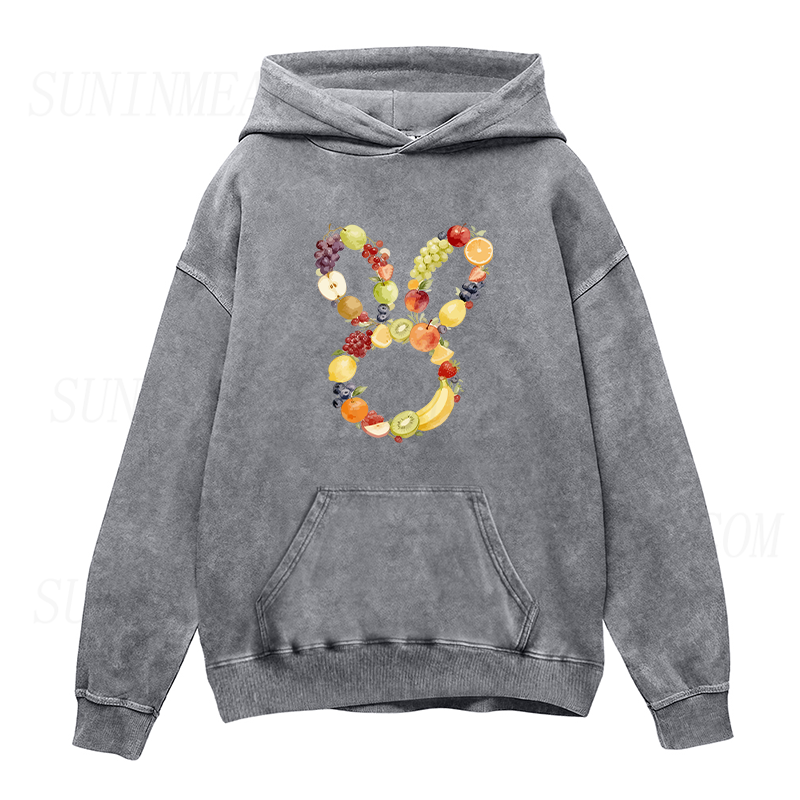 Fruit Bunny Unisex Hoodie