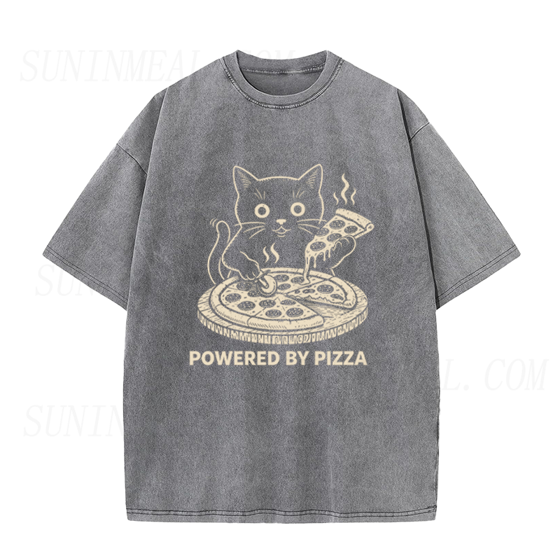 Powered By Pizza Unisex Tee