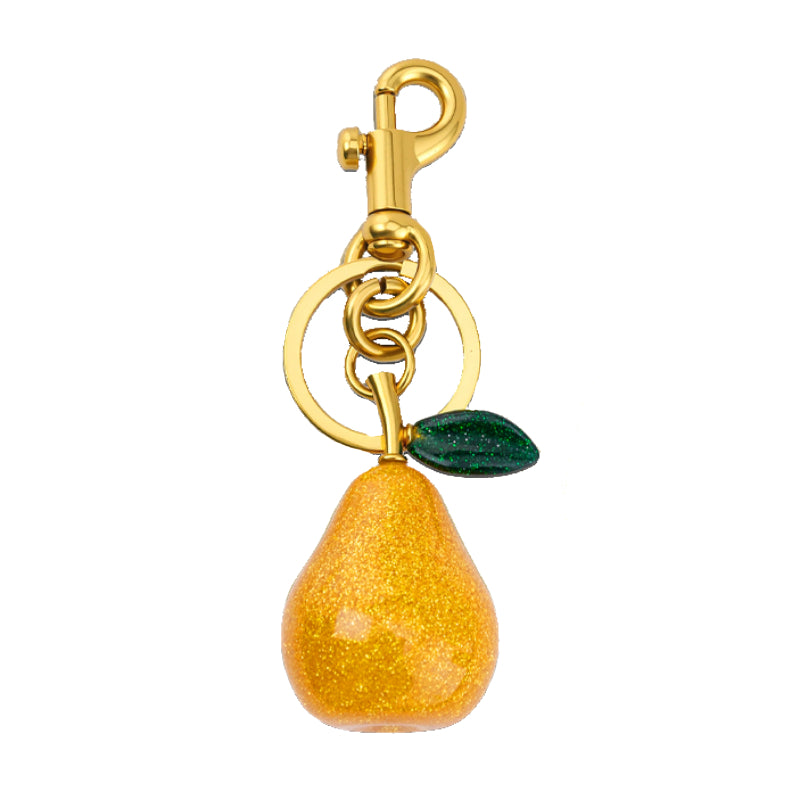 Pear Bag Charm Keychain