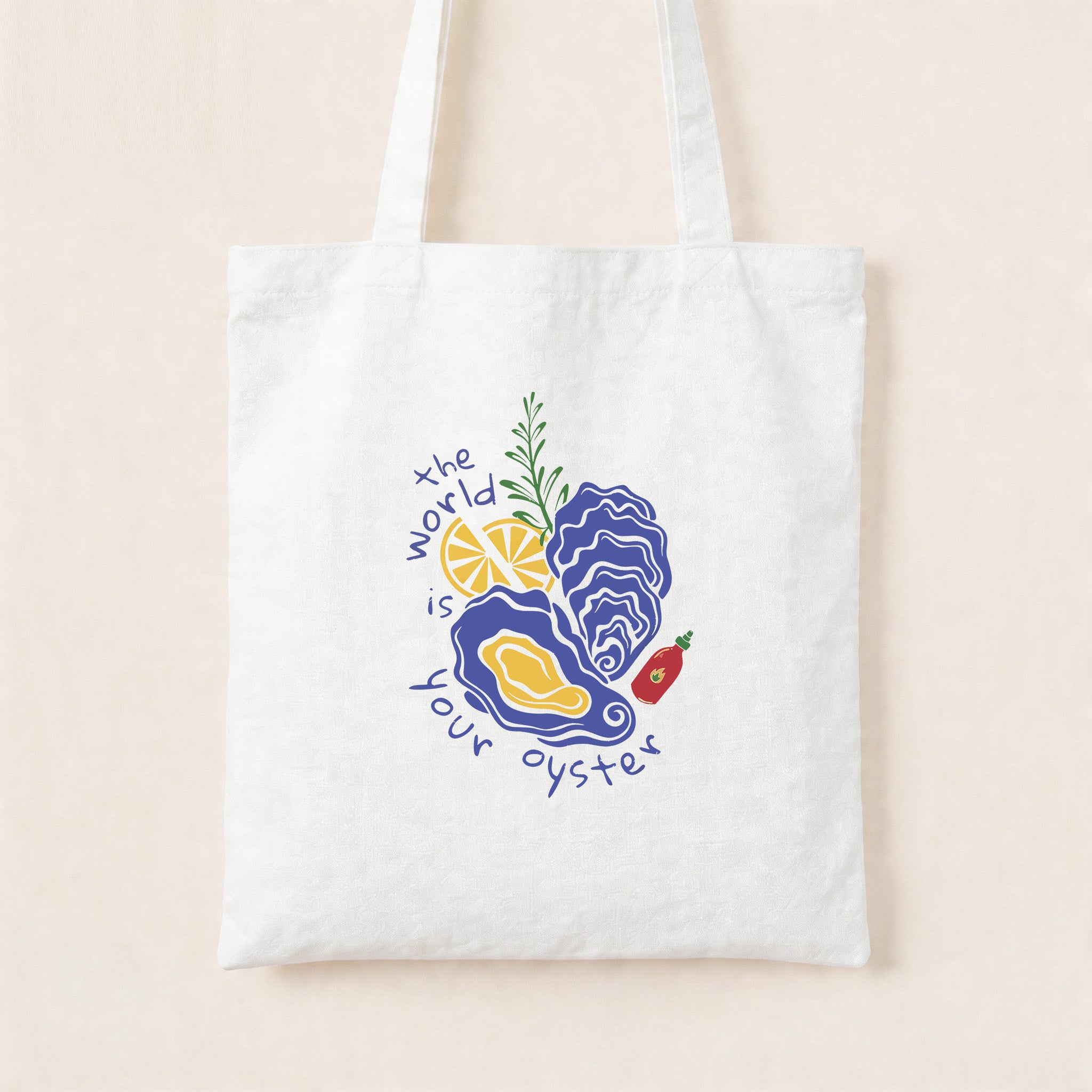 The World Is Your Oyster Canvas Tote Bag