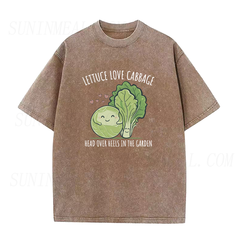 Lettuce Love Cabbage Gardening Tee