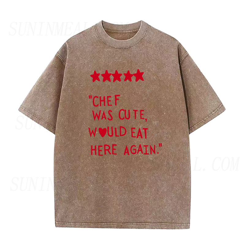 シェフはキュートなユニセックスTシャツ
